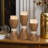 Rustic Wood Candle Holders Set of 3 with Rattan Detail, Farmhouse Decorative Pillar Candle Holders
