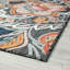 Tapis floral transitionnel Lilia, noir-1132068922