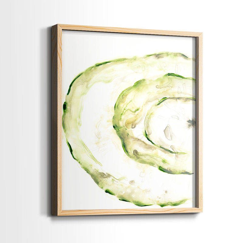 Lichen Halo V, reproduction encadrée en bois massif, H 30 po x l 24 po