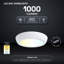 Éclairage sur disque rétrospectif - 1000 lumens - sélectionnable 2700K-5000K - blanc