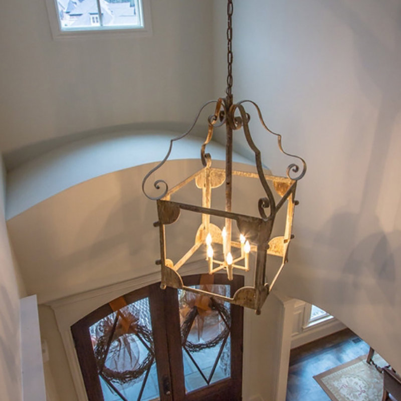 Chelsea 6 - Light Candle Style Square Chandelier