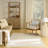 Xheva 6' x 9' Ivory Contemporary Indoor Rug-117807436