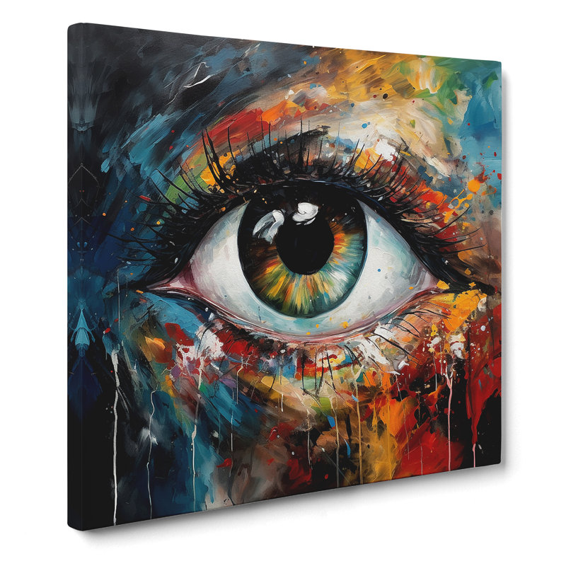 Eye Abstract Expressionism - No Frame Print
