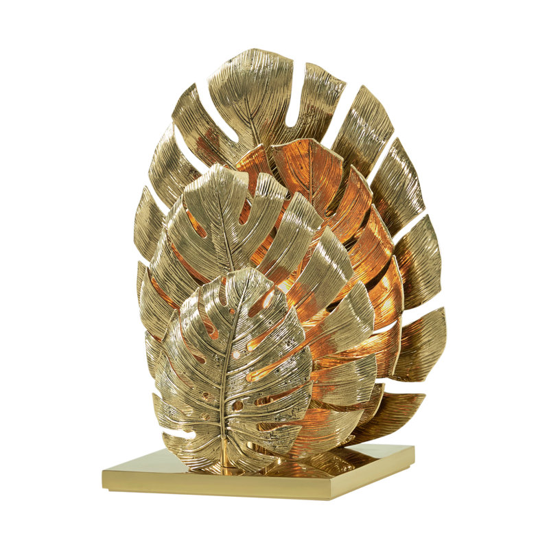 TA Illuminations Table Lamp, Polished Brass