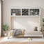 Grand lit escamotable peu encombrant, bois et panneau de fibres à densité moyenne, style moderne pour un usage domestique