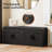 2-Tier Storage Bench, Shoe Bench With Thickened Padded Seat Cushion, Entryway Bench With 4 Doors, Adjustable Shelf, 13.8" D X 45.3" W X 18.5" H, For Entryway, Living Room, Bedroom, Black