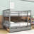 Full-Over-Full Bunk Bed With Under-Bed Storage Drawers And Guardrails-847185468