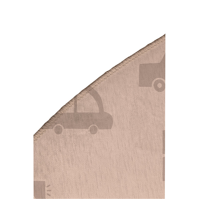 Tapis de jeu Beep Kids, Rose / Ivoire