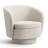 360-degree Tweed Swivel Barrel Accent Chair-1724456269
