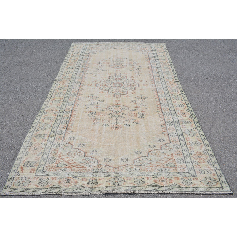 Tapis turcs, tapis verts neutres, tapis de décoration intérieure, tapis rétro, grand tapis de cuisine 5,4 x 9,3 pi
