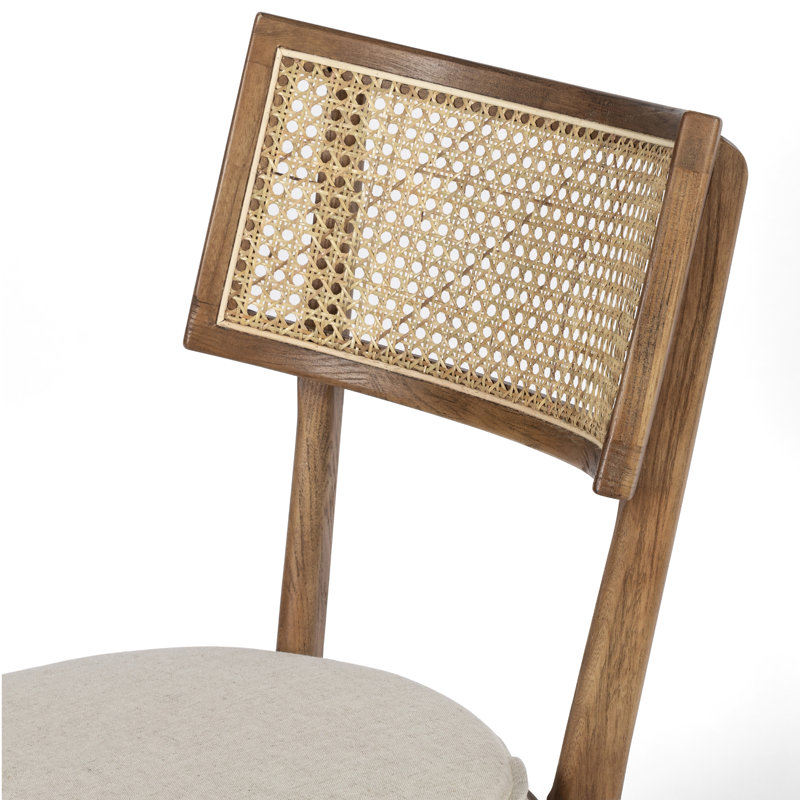 Britt Upholstered Dining Chair, Savile Flax