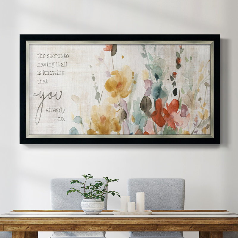 Full Bloom Verse - Reproduction de photo sur toile, H 21 po x l 37 po x P 1 po
