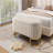 Elegant Upholstered Design Velvet Fabric Upholstered With Storage Function Ottoman With Button-Tufted,With Storage Function Bench With Metal Material Legs-1717180546