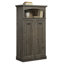 Armoire de rangement, finition brune
