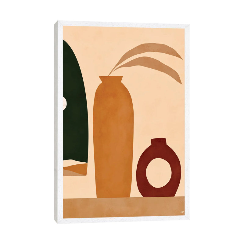 Ochre II by Bria Nicole - Print on Canvas, 152.5 cm H x 101.5 cm W, White Framed Canvas
