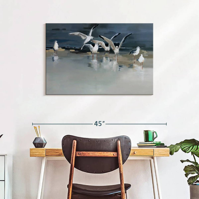 Seagulls Serenity, 24" H x 36" W