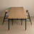 American style retro solid wood dining table-109025602
