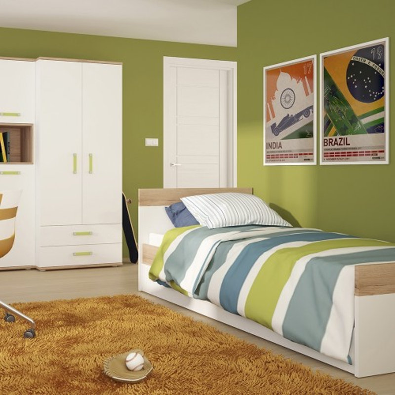 Hambrick Standard with Storage Included, Lime Green
