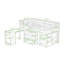 Lit mezzanine bas en bois avec 3 tiroirs Iago Kids-1186309192