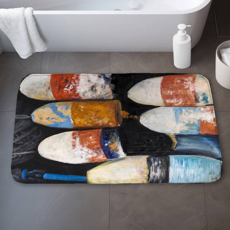 Ferando Microfiber Non-Slip Bath Mat