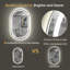 Miroir de salle de bain ovale en verre trempé anti-buée certifié UL - Basics by Wayfair ™-2144458775