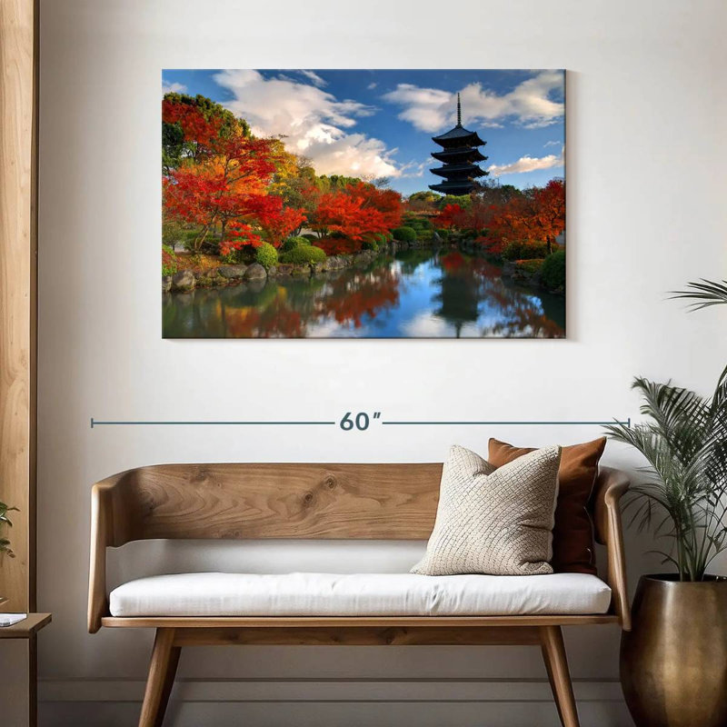 Paysage d'automne de la tour Sirci Toji