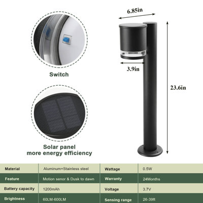 Allée solaire solaire IP44