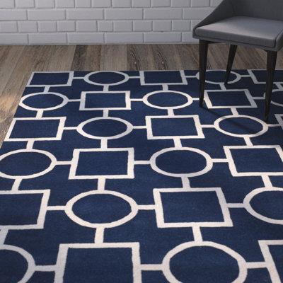 Teresita Hand Tufted Wool Geometric Rug