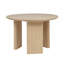 Table de salle à manger en bois naturel clair à finition chêne clair