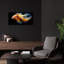 «Fighting Fish Blue and Yellow» par Epic Portfolio, art mural en verre acrylique-657824233