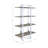 Libby Chrome Finish Bookshelf