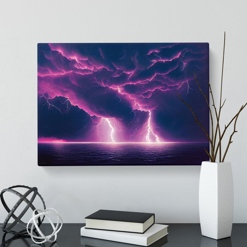 King Thunderstorm - Wrapped Canvas, 40cm H x 60cm W x 3cm D