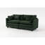 Canapé modulaire confortable en chenille avec méridienne moderne et confortable