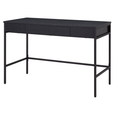 47.75'' W Mid-Century 3-Drawer Writing Desk