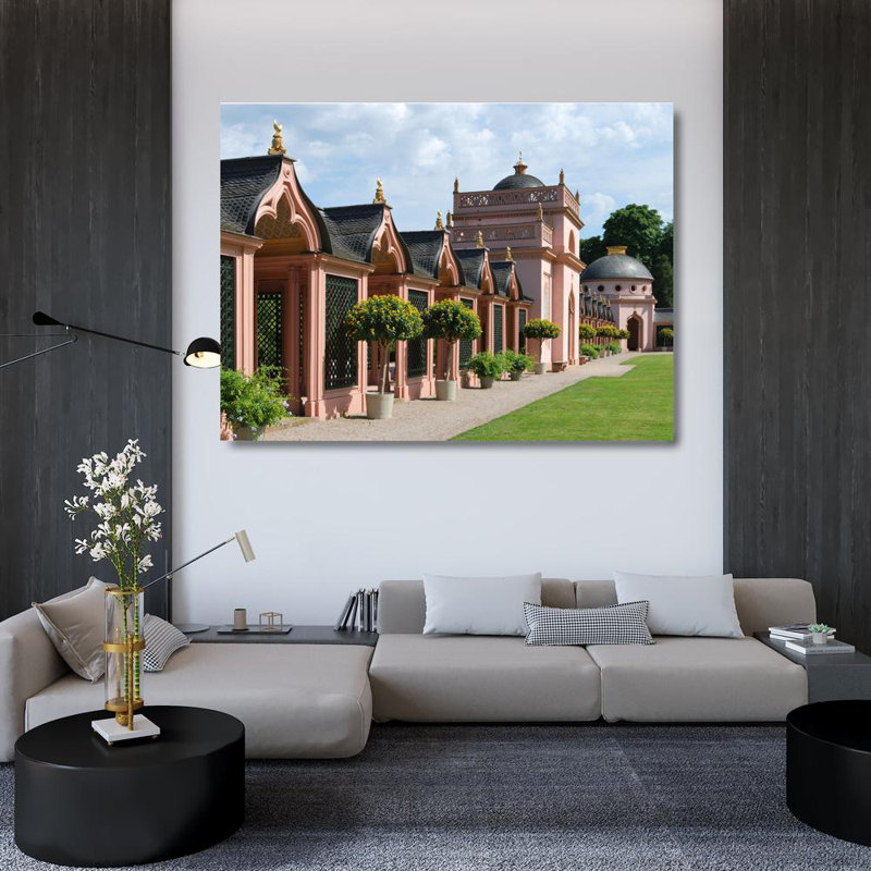 Château-jardin, Allemagne, H 36 po x l 48 po