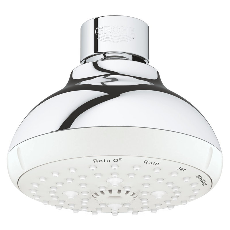 Tempesta® Multi Function Adjustable Shower Head with Speedclean Nozzles, StarLight Chrome