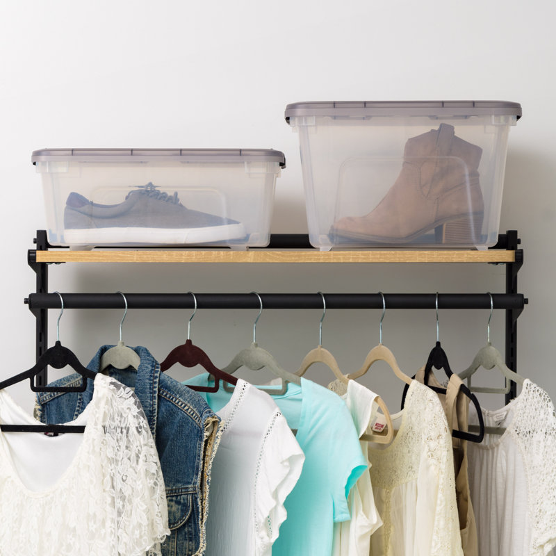 Boîte de rangement en plastique avec couvercle verrouillable IRIS, 19