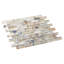 Zalo 1" x 2" Glass Brick Joint Mosaic Wall Tile-63368075