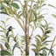 Arbre d'olivier artificiel 5 'dans un pot en plastique noir, 1pc / ensemble