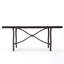 Table pour la réception Veranda, l 69,11 po x P 34,42 po, H 28,00 po, effet brun