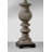Mulinello 30 in. Aged Silver with Black Table Lamp