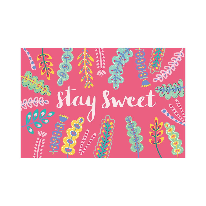 Stay Sweet by Nancy Mckenzie - Wrapped Canvas Print, 20.32 cm H x 30.48 cm W