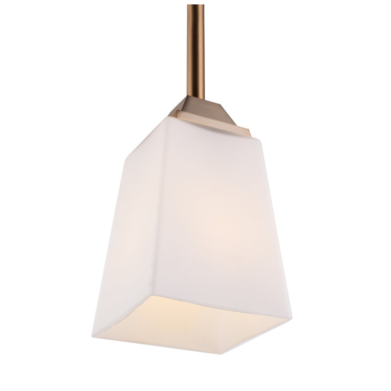 Luminaire suspendu 1 cloche pour une cloche Thiel, Laiton brossé