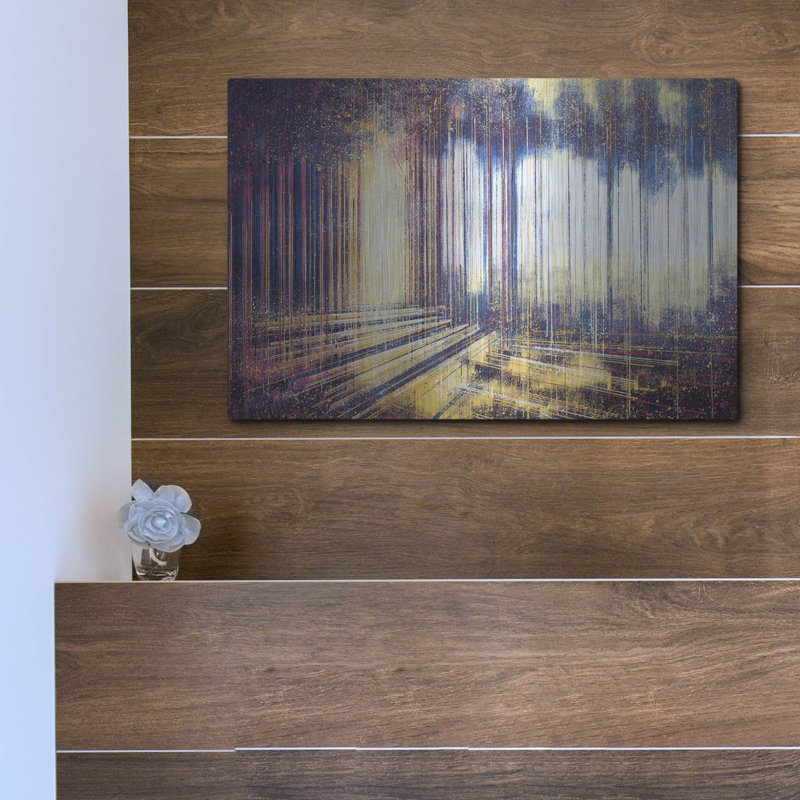 «Forest At Sunset» par Marc Todd, H 12 po x l 16 po