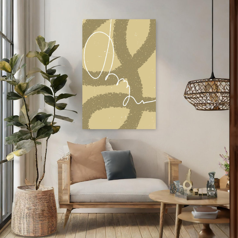 Art contemporain, art contemporain abstrait, H 48 po x l 32 po