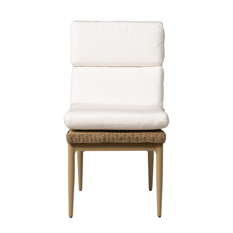Outdoor Dining Side Chair, Hickory