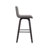 Aluin Mid-century Modern Swivel Counter or Bar Height Bar Stool in Faux Leather and Wood-39795620-39795621-39795625