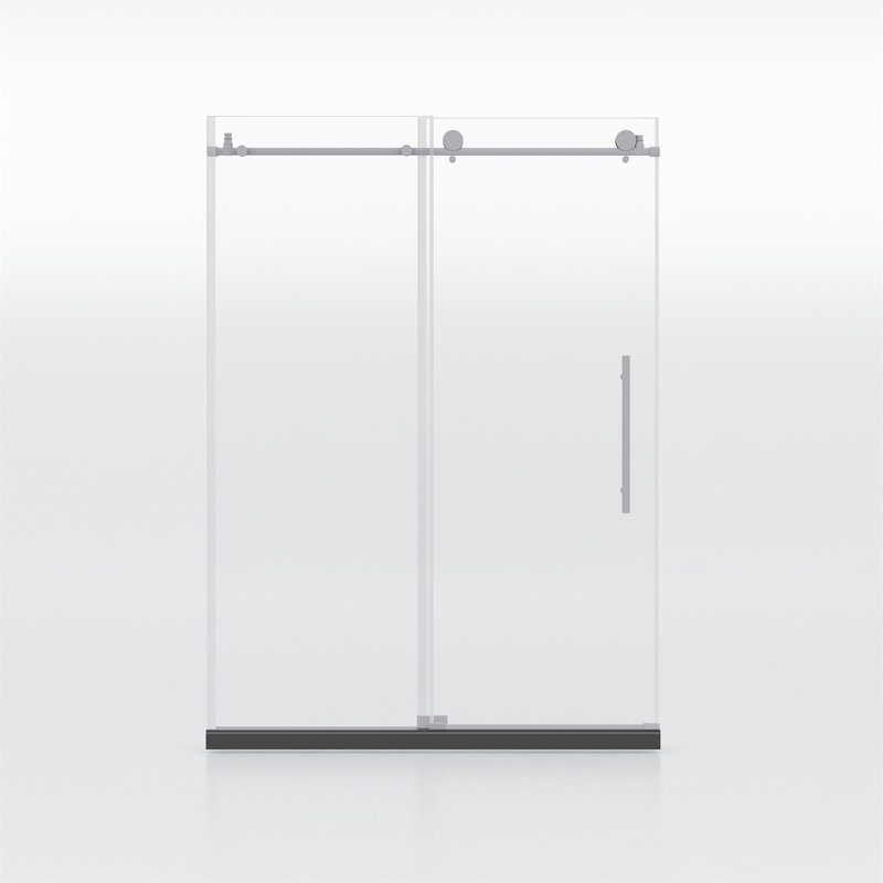 Frameless Shower Doors 60" Width X 76"Height With 5/16" Clear Tempered Glass