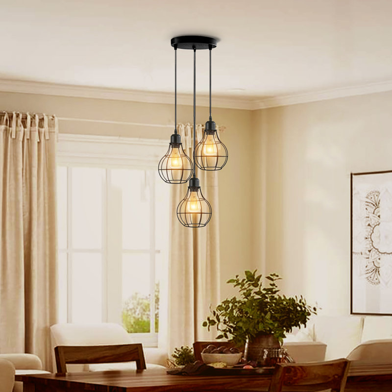 Franca 3 - Light Brushed Silver Geometric Pendant
