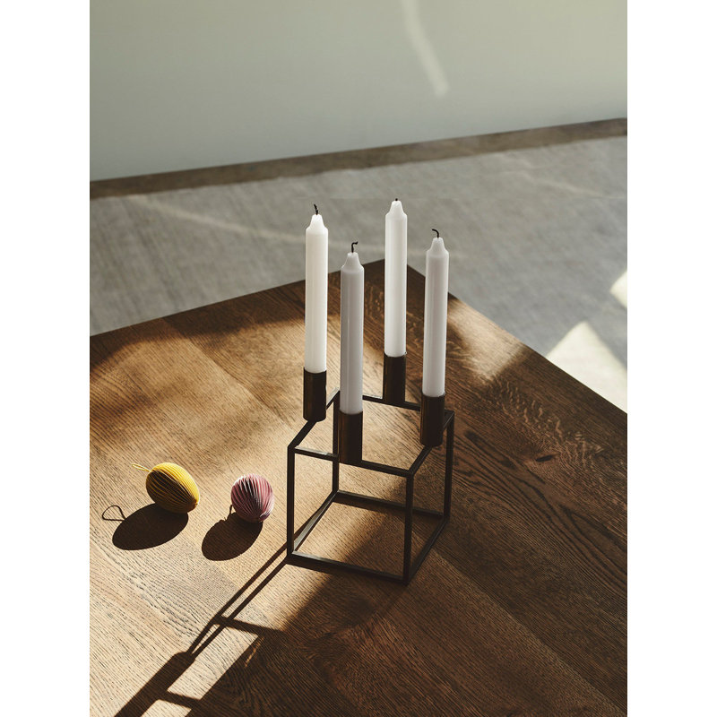 Kubus Candelabra, Black